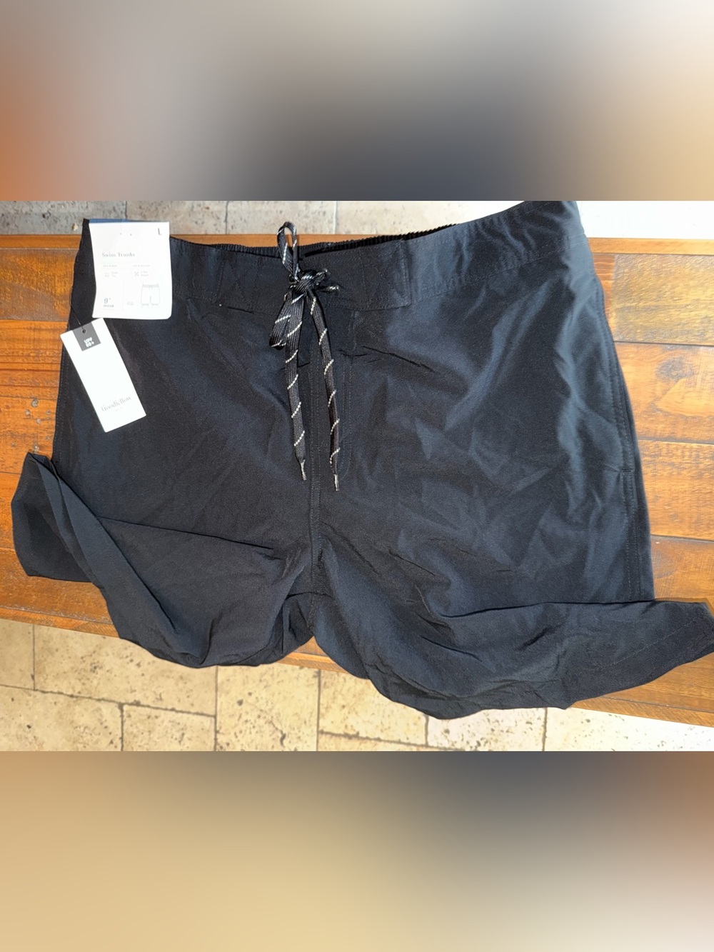 Target Men's Black Swim Trunks